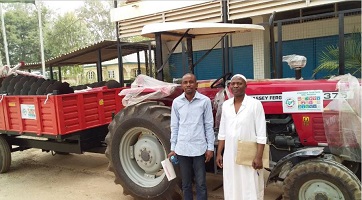 Tractor delivery to ABU Zaria