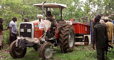 Tractor delivery to Kano South