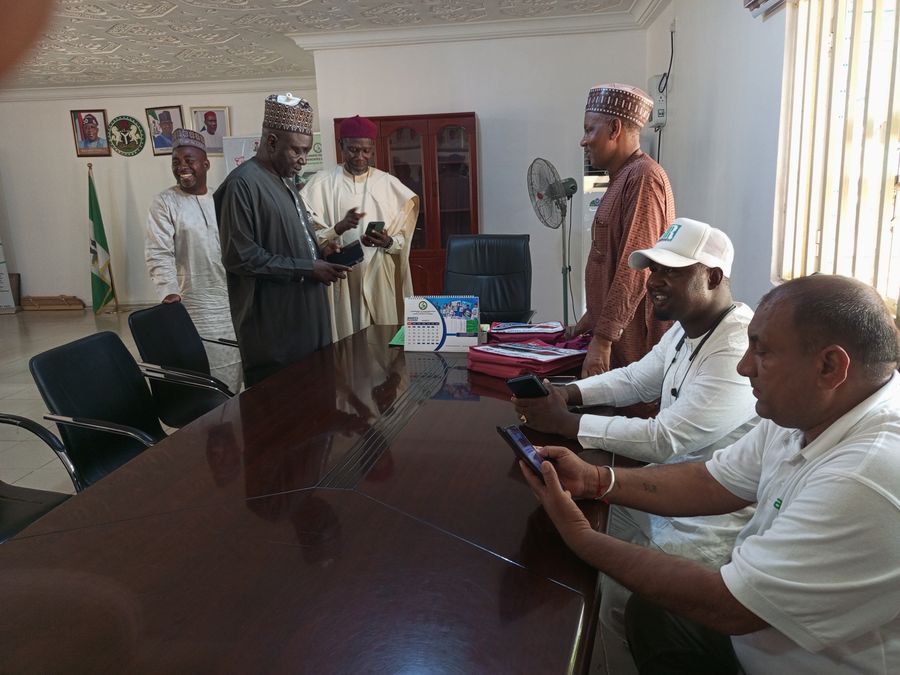 Visit to the Commissioner of Agriculture, Nasarawa State