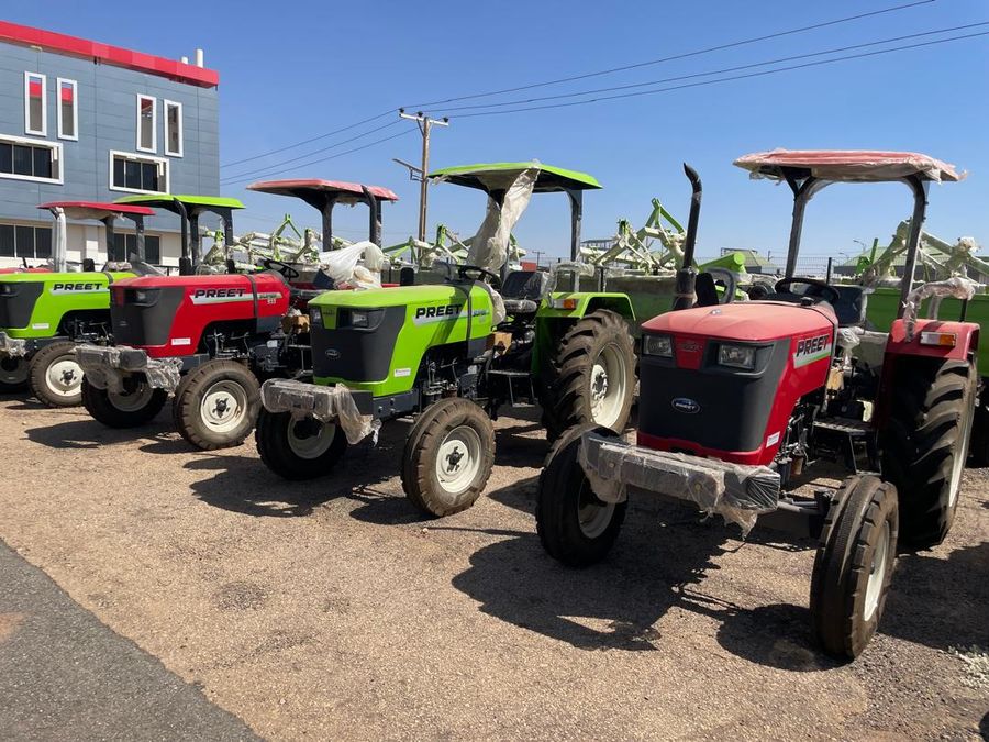 Tractors ready for dispatch