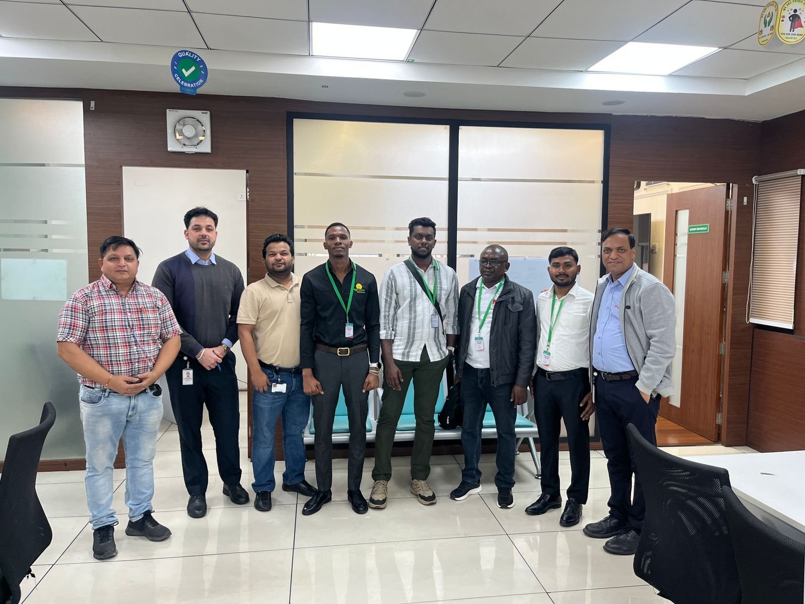 Mass International & Equipment staff undergoing technical training in India
